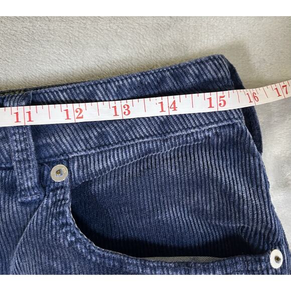 Anthropologie Pilcro 29 Corduroy Blue Jeans Straight Super Soft Modal 31” Waist - Picture 8 of 16